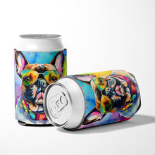 Load image into Gallery viewer, French Bulldog Hippie Dawg Can or Bottle Hugger