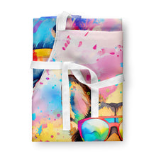 Load image into Gallery viewer, German Shepherd Hippie Dawg Apron – Artist-Designed Kitchen, BBQ &amp; Craft Apron