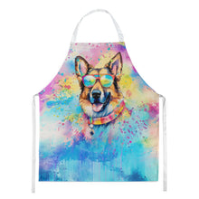 Load image into Gallery viewer, German Shepherd Hippie Dawg Apron – Artist-Designed Kitchen, BBQ &amp; Craft Apron