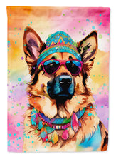 Load image into Gallery viewer, German Shepherd Hippie Dawg House Flag