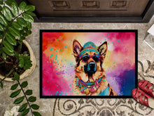Load image into Gallery viewer, German Shepherd Hippie Dawg Doormat - 18X27 Indoor / Outdoor Rug | Made in USA