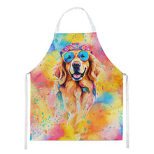 Load image into Gallery viewer, Golden Retriever Hippie Dawg Apron – Artist-Designed Kitchen, BBQ &amp; Craft Apron