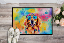 Load image into Gallery viewer, Golden Retriever Hippie Dawg Doormat - 18X27 Indoor / Outdoor Rug | Made in USA