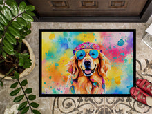Load image into Gallery viewer, Golden Retriever Hippie Dawg Doormat - 18X27 Indoor / Outdoor Rug | Made in USA