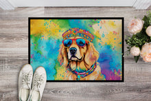 Load image into Gallery viewer, Golden Retriever Hippie Dawg Doormat - 24x36 Decorative Floor Mat – Indoor/Outdoor Rug with Artistic Flair