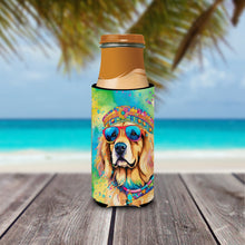 Load image into Gallery viewer, Golden Retriever Hippie Dawg Slim Can Huggers – Fun, Functional Drink Coolers for Every Occasion