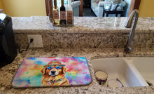Load image into Gallery viewer, Golden Retriever Hippie Dawg Dish Drying Mat