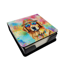 Load image into Gallery viewer, Golden Retriever Hippie Dawg PU Leather Note Paper Holder