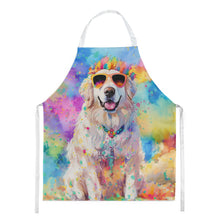 Load image into Gallery viewer, Great Pyrenees Hippie Dawg Apron – Artist-Designed Kitchen, BBQ &amp; Craft Apron