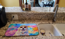 Load image into Gallery viewer, Great Pyrenees Hippie Dawg Dish Drying Mat