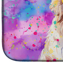 Load image into Gallery viewer, Great Pyrenees Hippie Dawg Dish Drying Mat