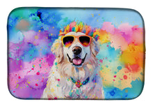 Load image into Gallery viewer, Great Pyrenees Hippie Dawg Dish Drying Mat