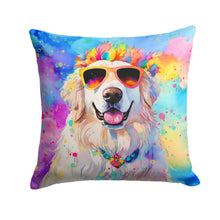 Load image into Gallery viewer, Great Pyrenees Hippie Dawg Throw Pillow - 14x14 Decorative Pillow – Art for Your Home &amp; Patio