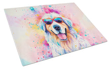 Load image into Gallery viewer, Great Pyrenees Hippie Dawg Glass Cutting Boards – Durable, Decorative Kitchen Art Large