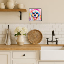 Load image into Gallery viewer, Great Pyrenees Hippie Dawg Framed Metal Print