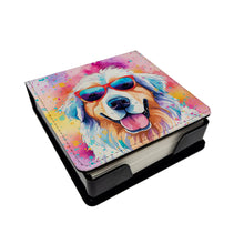Load image into Gallery viewer, Great Pyrenees Hippie Dawg PU Leather Note Paper Holder