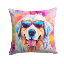 Load image into Gallery viewer, Great Pyrenees Hippie Dawg Fabric Decorative Pillow