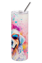 Load image into Gallery viewer, Great Pyrenees Hippie Dawg Stainless Steel Skinny Tumbler