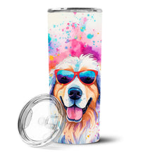 Load image into Gallery viewer, Great Pyrenees Hippie Dawg Stainless Steel Skinny Tumbler