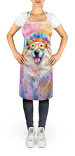 Load image into Gallery viewer, Great Pyrenees Hippie Dawg Apron – Artist-Designed Kitchen, BBQ &amp; Craft Apron