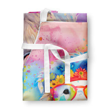 Load image into Gallery viewer, Great Pyrenees Hippie Dawg Apron – Artist-Designed Kitchen, BBQ &amp; Craft Apron