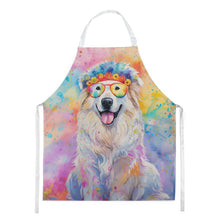 Load image into Gallery viewer, Great Pyrenees Hippie Dawg Apron – Artist-Designed Kitchen, BBQ &amp; Craft Apron