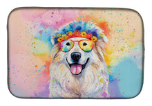 Load image into Gallery viewer, Great Pyrenees Hippie Dawg Dish Drying Mat