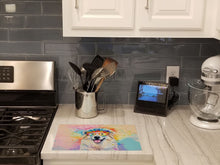 Load image into Gallery viewer, Great Pyrenees Hippie Dawg Glass Cutting Boards – Durable, Decorative Kitchen Art Large