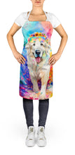 Load image into Gallery viewer, Great Pyrenees Hippie Dawg Apron – Artist-Designed Kitchen, BBQ &amp; Craft Apron
