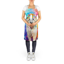 Load image into Gallery viewer, Great Pyrenees Hippie Dawg Apron – Artist-Designed Kitchen, BBQ &amp; Craft Apron