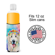 Load image into Gallery viewer, Great Pyrenees Hippie Dawg Slim Can Huggers – Fun, Functional Drink Coolers for Every Occasion
