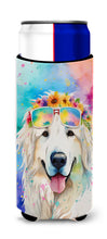 Load image into Gallery viewer, Great Pyrenees Hippie Dawg Slim Can Huggers – Fun, Functional Drink Coolers for Every Occasion