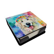 Load image into Gallery viewer, Great Pyrenees Hippie Dawg PU Leather Note Paper Holder