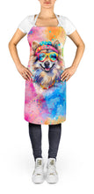 Load image into Gallery viewer, Keeshond Hippie Dawg Apron – Artist-Designed Kitchen, BBQ &amp; Craft Apron