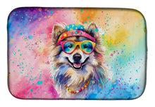 Load image into Gallery viewer, Keeshond Hippie Dawg Dish Drying Mat