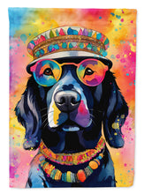 Load image into Gallery viewer, Black Labrador Hippie Dawg House Flag