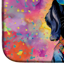 Load image into Gallery viewer, Black Labrador Hippie Dawg Dish Drying Mat