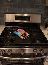 Load image into Gallery viewer, Black Labrador Hippie Dawg Oven Mitt