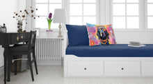 Load image into Gallery viewer, Black Labrador Hippie Dawg Standard Pillowcase – Artistic Decorative Front, White Back