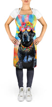 Load image into Gallery viewer, Black Labrador Hippie Dawg Apron – Artist-Designed Kitchen, BBQ &amp; Craft Apron