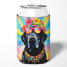 Load image into Gallery viewer, Black Labrador Hippie Dawg Can or Bottle Hugger
