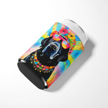 Load image into Gallery viewer, Black Labrador Hippie Dawg Can or Bottle Hugger