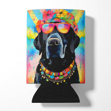 Load image into Gallery viewer, Black Labrador Hippie Dawg Can or Bottle Hugger