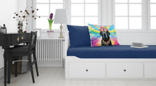 Load image into Gallery viewer, Black Labrador Hippie Dawg Standard Pillowcase – Artistic Decorative Front, White Back