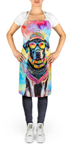 Load image into Gallery viewer, Black Labrador Hippie Dawg Apron – Artist-Designed Kitchen, BBQ &amp; Craft Apron