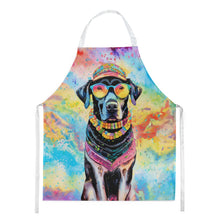 Load image into Gallery viewer, Black Labrador Hippie Dawg Apron – Artist-Designed Kitchen, BBQ &amp; Craft Apron
