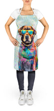 Load image into Gallery viewer, Chocolate Labrador Hippie Dawg Apron – Artist-Designed Kitchen, BBQ &amp; Craft Apron