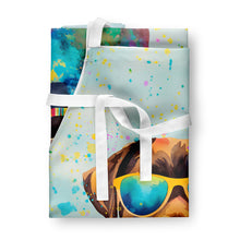 Load image into Gallery viewer, Chocolate Labrador Hippie Dawg Apron – Artist-Designed Kitchen, BBQ &amp; Craft Apron