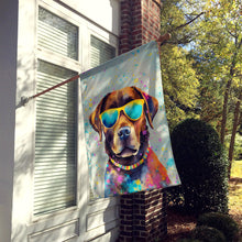 Load image into Gallery viewer, Chocolate Labrador Hippie Dawg House Flag