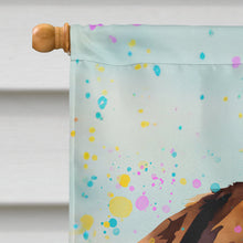 Load image into Gallery viewer, Chocolate Labrador Hippie Dawg House Flag